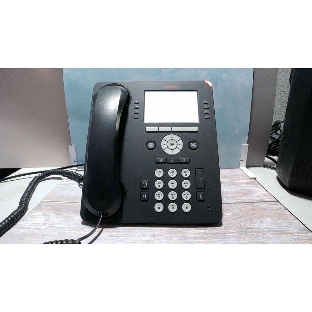 Avaya 9611G IP Deskphone - Color Display, 8-Line Gigabit VoIP Business Phone